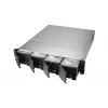 QNAP TL-R1200C-RP saugojimo diskų aptvaro HDD/SSD aptvaras Juoda, Pilka 2,5/3,5 col.