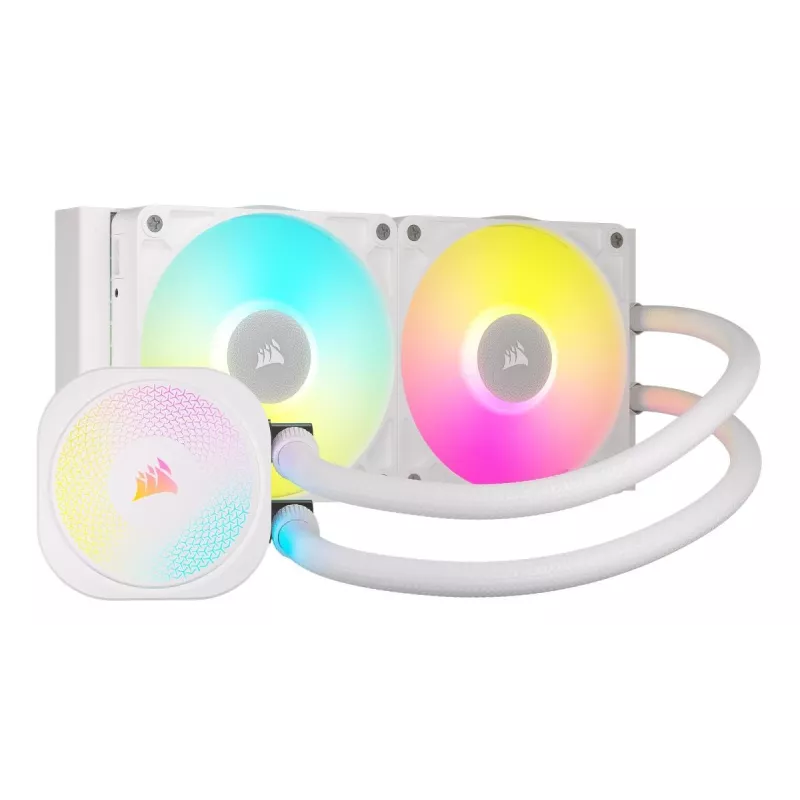 CORSAIR CPU aušintuvas - Icue Link Titan 240 Rx RGB Aio skysčio aušintuvas - baltas