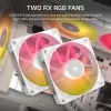 CORSAIR CPU aušintuvas - Icue Link Titan 240 Rx RGB Aio skysčio aušintuvas - baltas