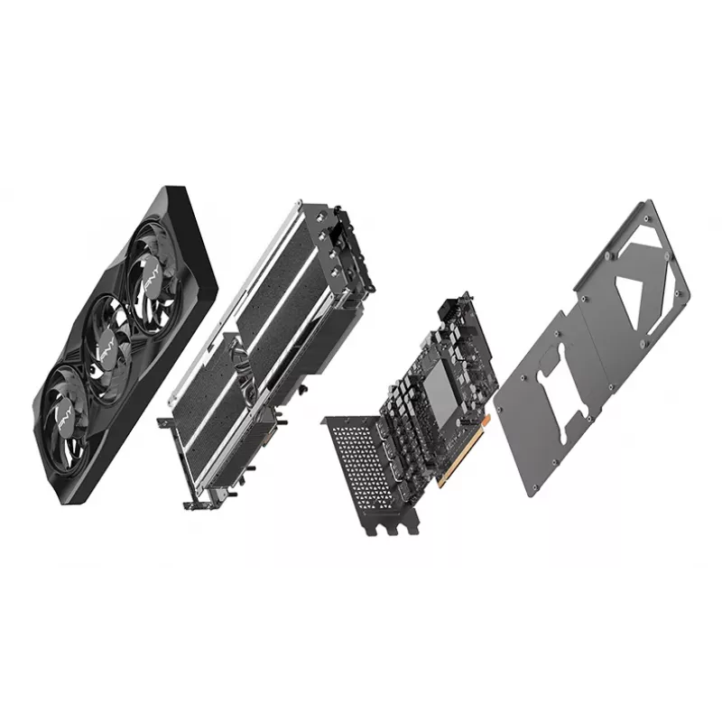 PNY GeForce RTX 5070 Ti 16GB Overclocked Triple Fan - 16GB GDDR7 - DisplayPort 2.1b / HDMI 2.1b