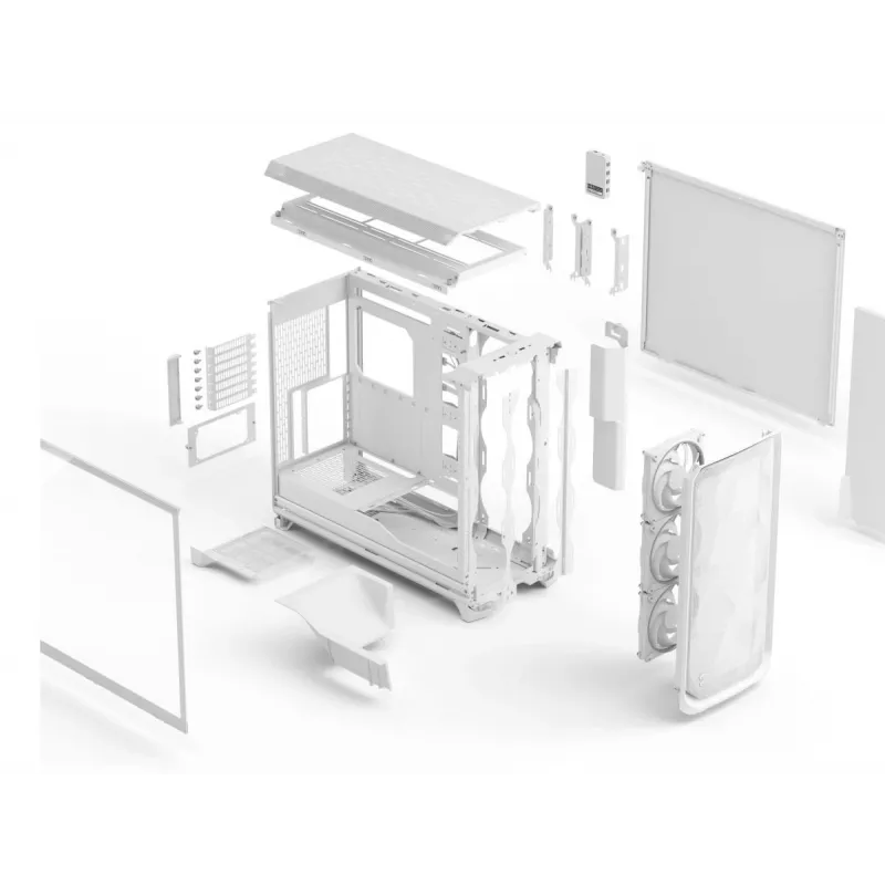 FRACTAL DESIGN Meshify 3 Xl Ambience Pro RGB Whitetg Clear Tint