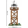 Konstrukcinis žaislas Cobi Blocks Control Tower 664 dalys modelis COBI-3125