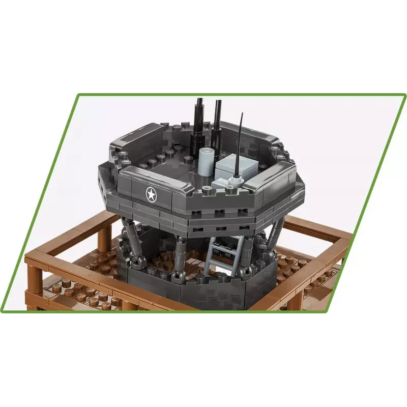 Konstrukcinis žaislas Cobi Blocks Control Tower 664 dalys modelis COBI-3125