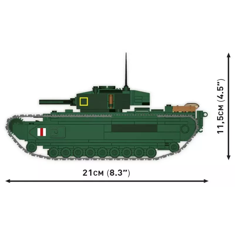 Cobi Blocks Mark IV Churchill statybos rinkinys, 668 dalys (COBI-3128)