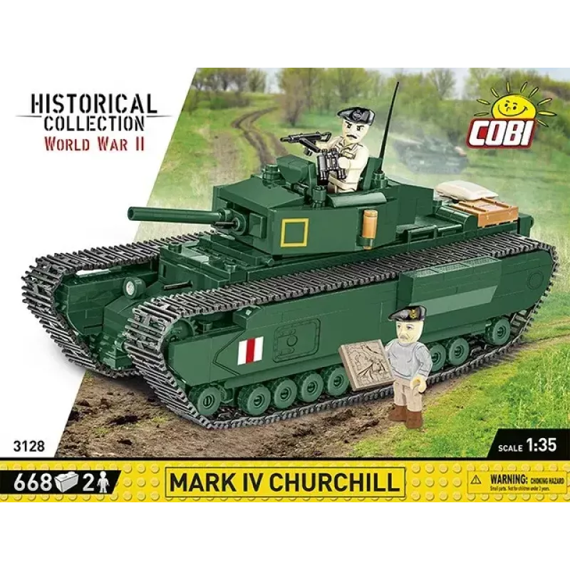 Cobi Blocks Mark IV Churchill statybos rinkinys, 668 dalys (COBI-3128)