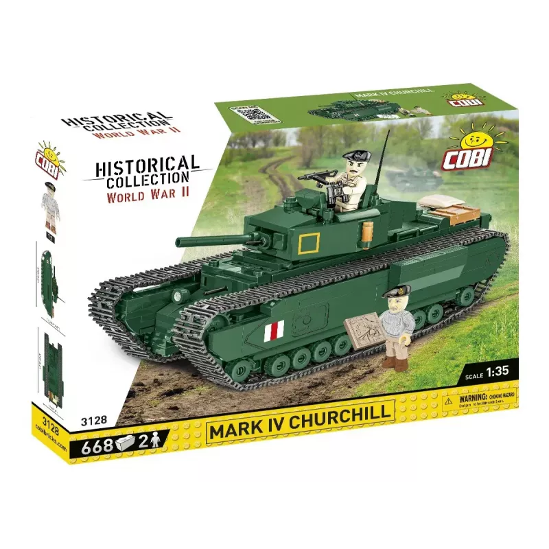 Cobi Blocks Mark IV Churchill statybos rinkinys, 668 dalys (COBI-3128)