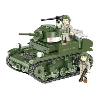 Statybinis blokų rinkinys Cobi Blocks M3 Stuart, 511 vnt., suderinamas su kitais prekių ženklais