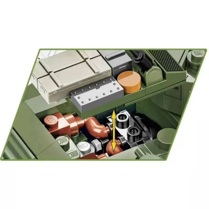Statybinis blokų rinkinys Cobi Blocks M3 Stuart, 511 vnt., suderinamas su kitais prekių ženklais