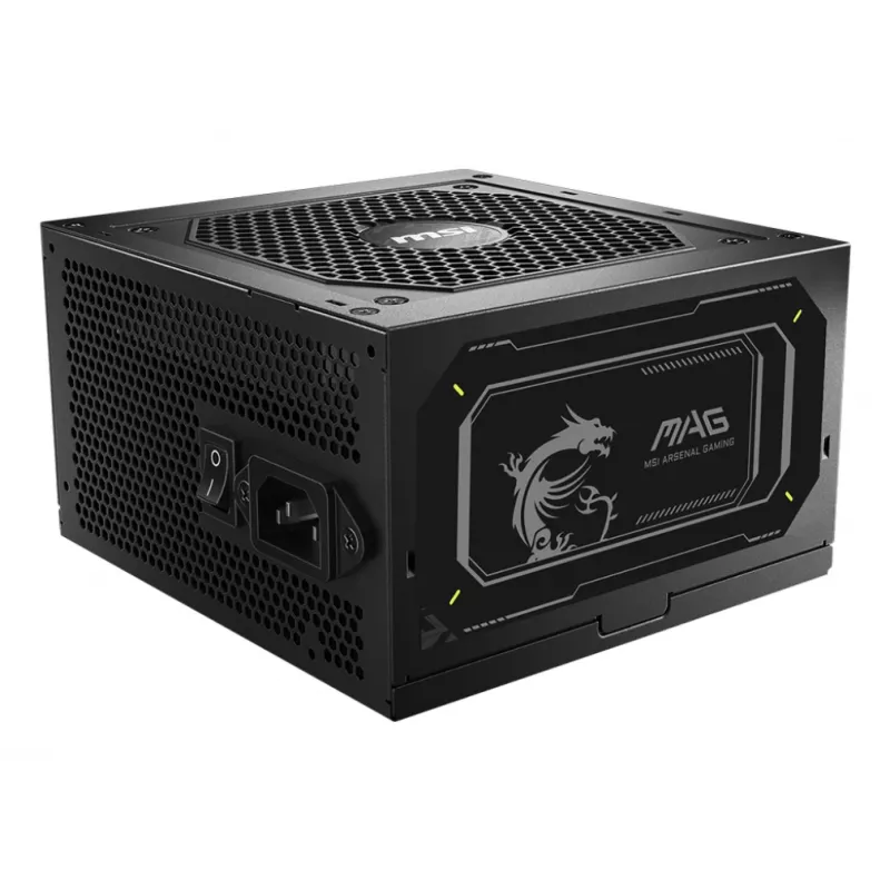 MSI MAG A850GL PCIE5 II maitinimo blokas 850 W 20+4 kontaktų ATX ATX juodas