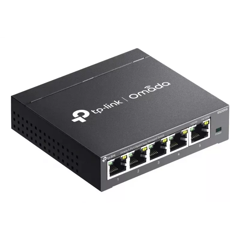Valdomas komutatorius TP-Link Omada ES205G 5 prievadų Gigabit Ethernet