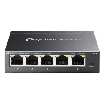 Valdomas komutatorius TP-Link Omada ES205G 5 prievadų Gigabit Ethernet