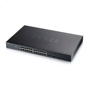 Zyxel XGS1935-28-EU0101F tinklo komutatorius Valdomas L2+/L3 Gigabit Ethernet (10/100/1000) 1U Juoda
