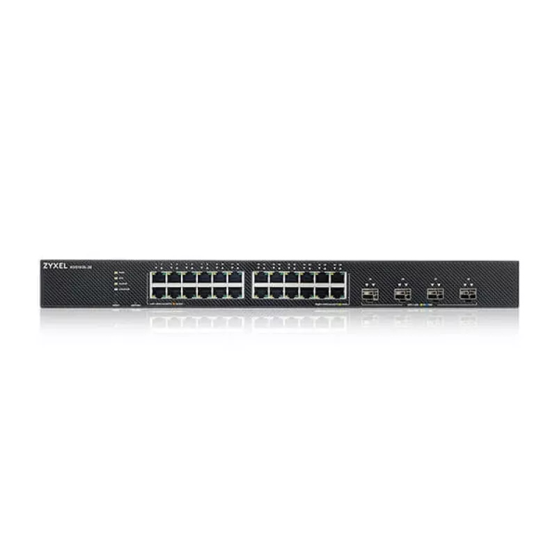 Zyxel XGS1935-28-EU0101F tinklo komutatorius Valdomas L2+/L3 Gigabit Ethernet (10/100/1000) 1U Juoda