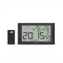 Skaitmeninė meteorologinė stotelė Hama 00222216 juoda vidaus ir lauko termometras higrometras
