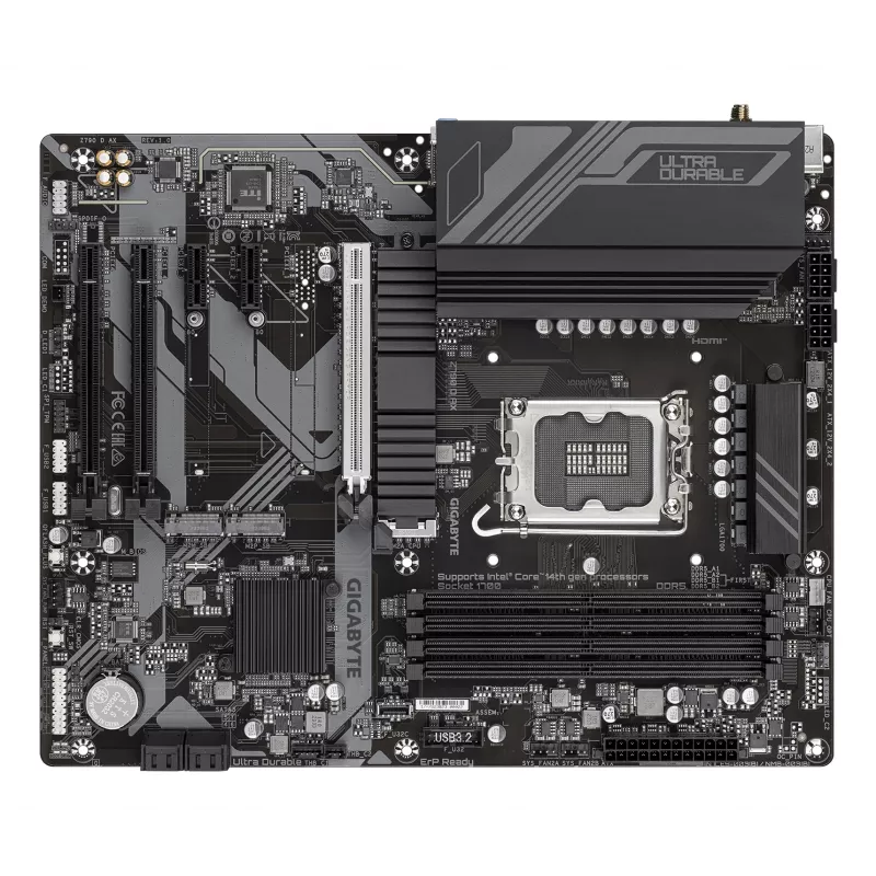 Motininė plokštė GIGABYTE Z790 D AX ATX — Intel LGA1700, Z790, DDR5, 4×DIMM, Wi‑Fi 6E, 2.5Gb LAN
