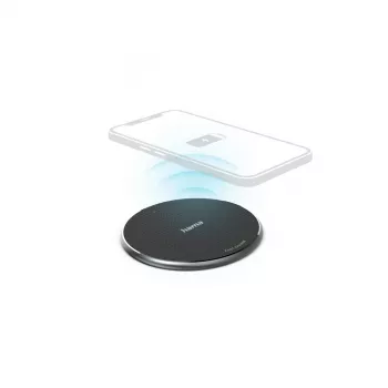 Hama QI-FC10 išmanusis telefonas Juoda USB belaidis įkrovimas greitasis įkrovimas Vidaus