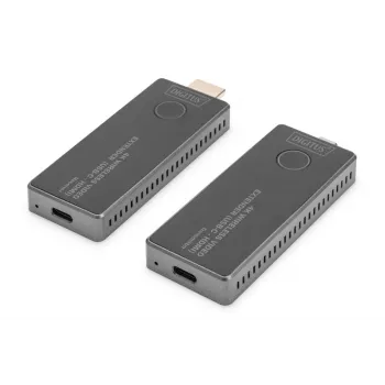 DIGITUS 4K belaidis garso ir vaizdo plėtiklio rinkinys 30m USB-C - HDMI
