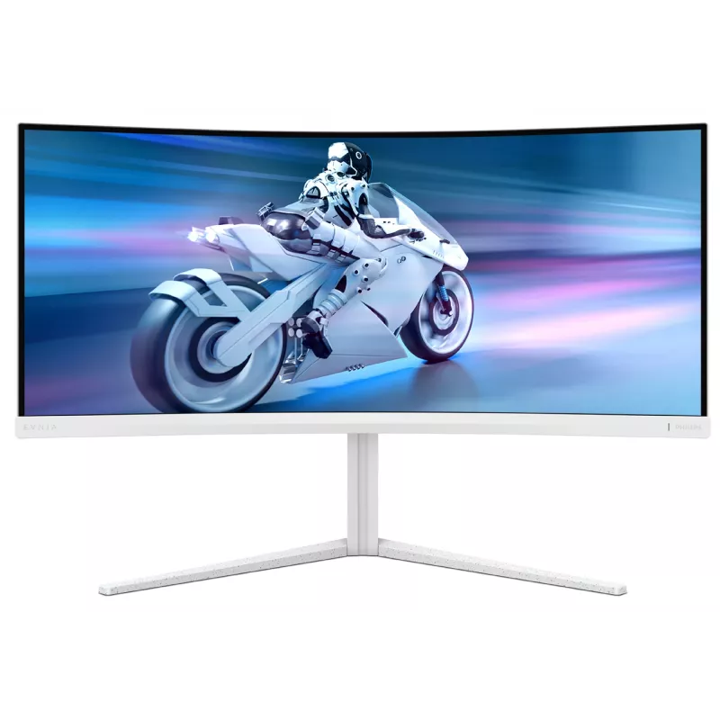 Philips Evnia 5000 34M2C5501A/00 kompiuterio monitorius 86,4 cm (34 colių) 3440 x 1440 pikselių Wide Quad HD LCD Baltas