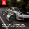 Automobilinis kroviklis Crong CRG-PWRC-USBC63-BLK Greitas krovimas Išmanusis telefonas Išmanusis laikrodis