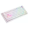 Žaidimų klaviatūra Savio Phenix WHITE GAT Geltona USB Bluetooth QWERTY