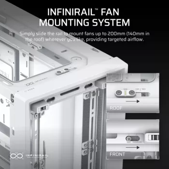 CORSAIR Mid-tower - Geh Midi Frame 4000d White