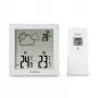 Hygrometer Thermometer Hama Zakynthos White Indoor Outdoor baterija AAA