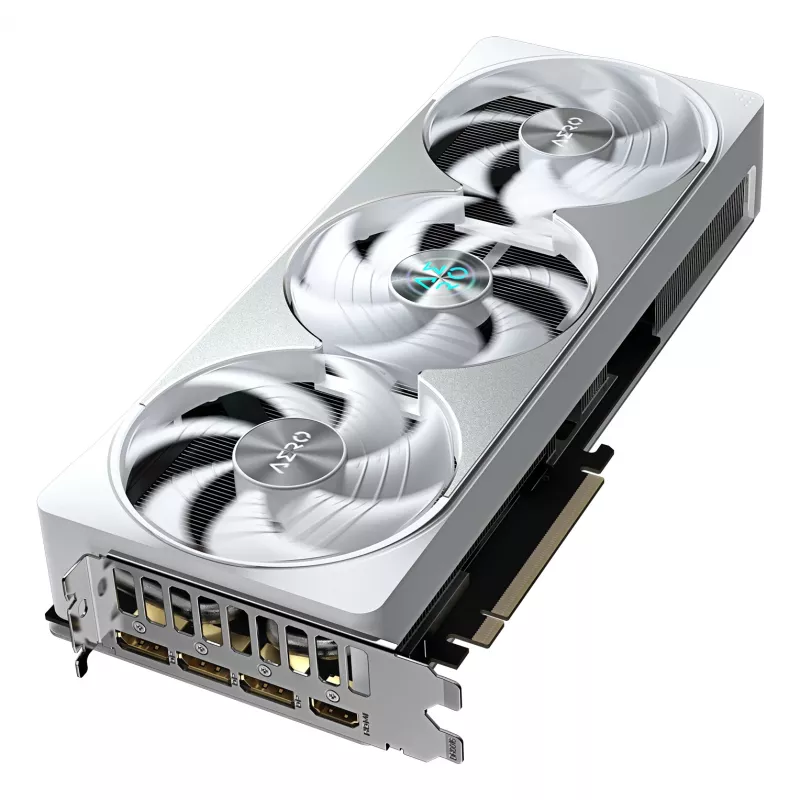 GIGABYTE GeForce RTX 5080 AERO OC SFF 16G vaizdo plokštė - 16 GB GDDR7, 256 bitų, PCI-E 5.0, 2730 MHz branduolio dažnis, 3 x DisplayPort, 1 x HDMI, GV-N5080AERO OC-16GD