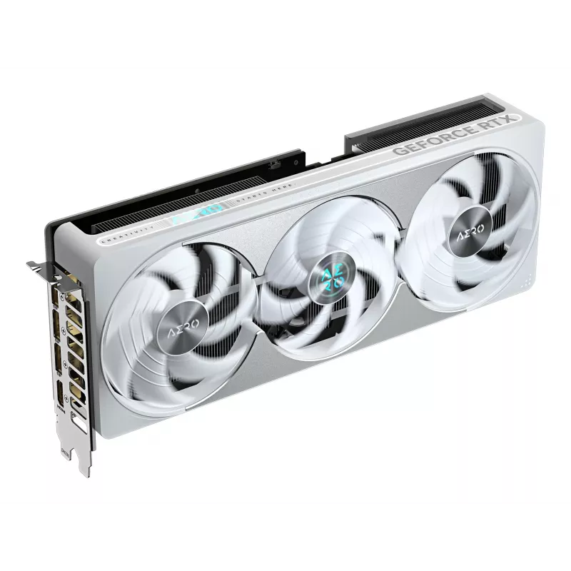 GIGABYTE GeForce RTX 5080 AERO OC SFF 16G vaizdo plokštė - 16 GB GDDR7, 256 bitų, PCI-E 5.0, 2730 MHz branduolio dažnis, 3 x DisplayPort, 1 x HDMI, GV-N5080AERO OC-16GD