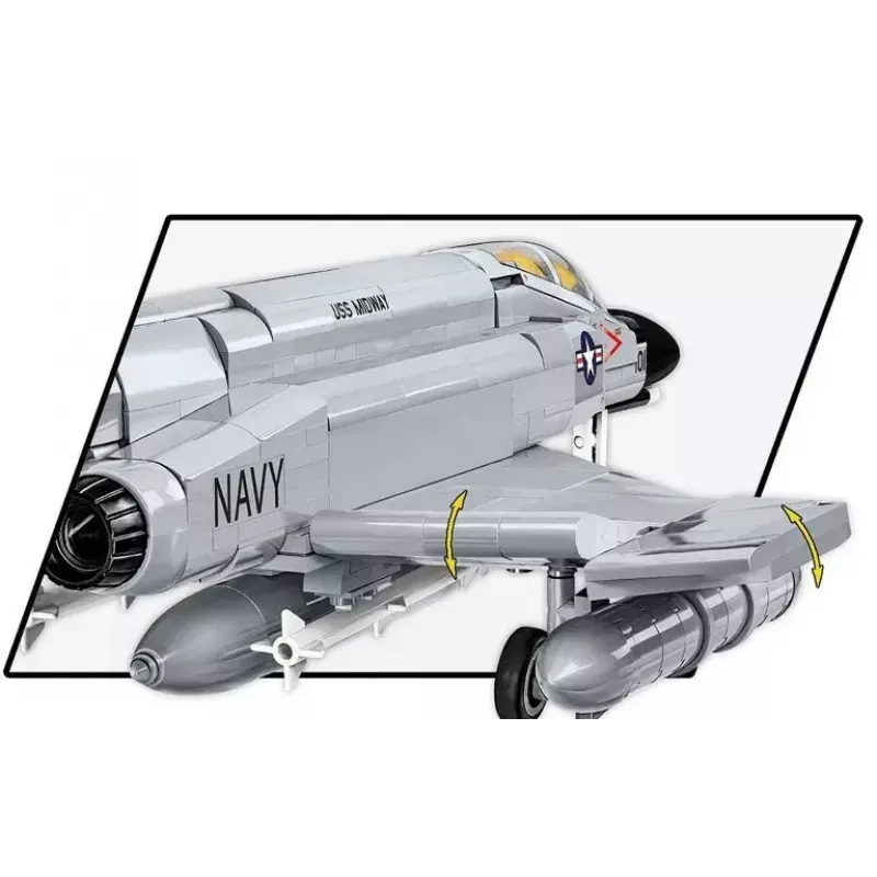 Cobi Blocks Armed Force F-4 Phantom II modelis, 703 dalių konstravimo rinkinys