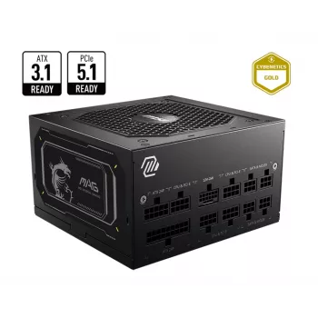 Maitinimo blokas MSI MAG A750GL PCIE5 II 750 W 20+4 kontaktų ATX ATX juodas