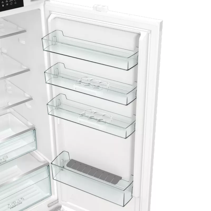 Gorenje Kombinuotas šaldytuvas-šaldiklis NRKI519E41 BK070, 284 L, SN-N, 6 kg/24h, E, Fresh zone skyrius, Baltas