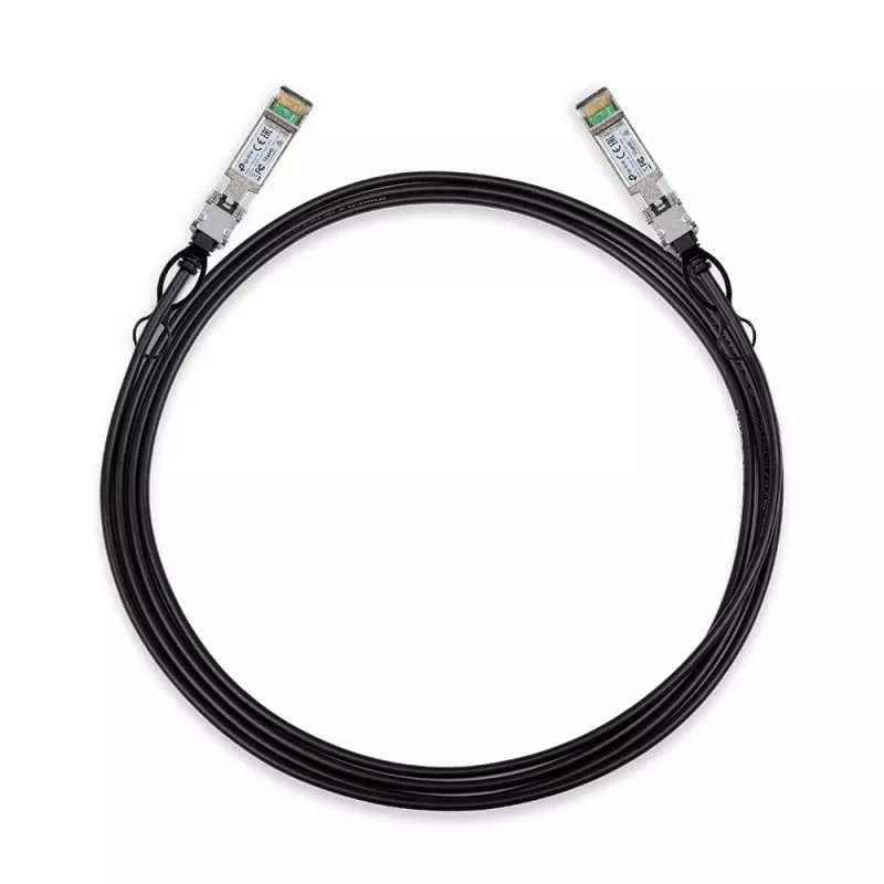 TP-Link 3 metrų 10G SFP+ tiesioginio prijungimo kabelis, 3 m, DAC, SFP+, SFP+