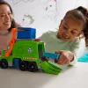 PAW Patrol: „Crush N’ Roll“ perdirbimo sunkvežimis su Rocky figūrėle ir transformuojančia suspaustą šiukšlių transporto priemonę, žaislai berniukams ir mergaitėms nuo 3 metų