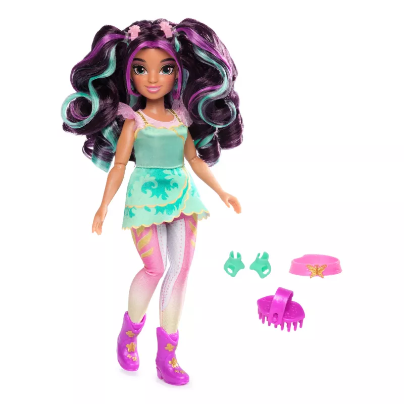 Madų lėlė Spinmaster Unicorn Academy Ava 241 mm įvairiaspalvė