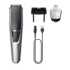Barzdos kirpimo mašinėlė Philips BEARDTRIMMER Series 3000 BT3239/15, 0,5 mm–10 mm, 20 ilgio žingsnių, įkraunama per USB, juoda/sidabrinė