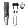 Barzdos kirpimo mašinėlė Philips BEARDTRIMMER Series 3000 BT3239/15, 0,5 mm–10 mm, 20 ilgio žingsnių, įkraunama per USB, juoda/sidabrinė