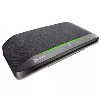 HP Poly Sync 10 USB-A USB-C garsiakalbis, PC, sidabrinis, 0.715 m, IP64, Windows 10, Windows 11, MacOS