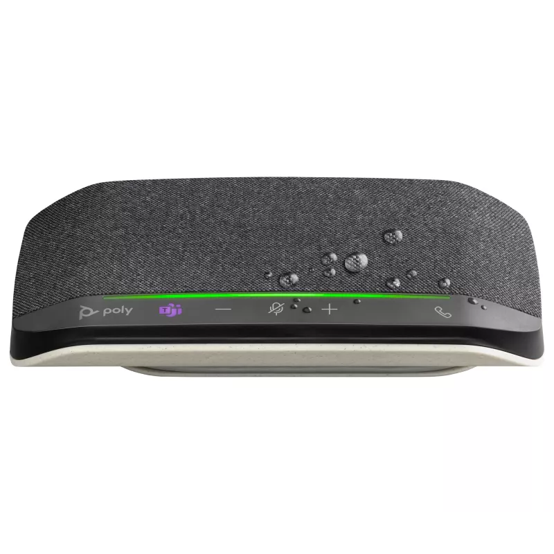 HP Poly Sync 10 USB-A USB-C garsiakalbis, PC, sidabrinis, 0.715 m, IP64, Windows 10, Windows 11, MacOS
