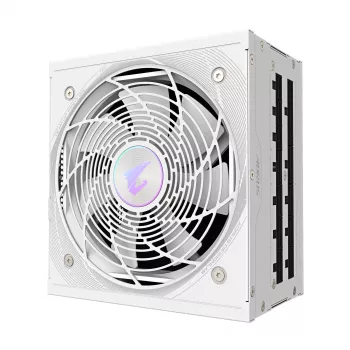 Maitinimo blokas GIGABYTE AORUS ELITE P850W 850W ATX 80 PLUS Platinum visiškai modulinis baltas 120mm ventiliatorius