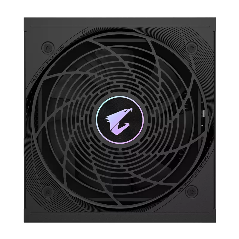 GIGABYTE AORUS ELITE P850W maitinimo blokas - PCIe 5.0, 80 PLUS Platinum, visiškai modulinė konstrukcija, 120 mm ventiliatorius, suderinamas su ATX 3.0, EU kištukas