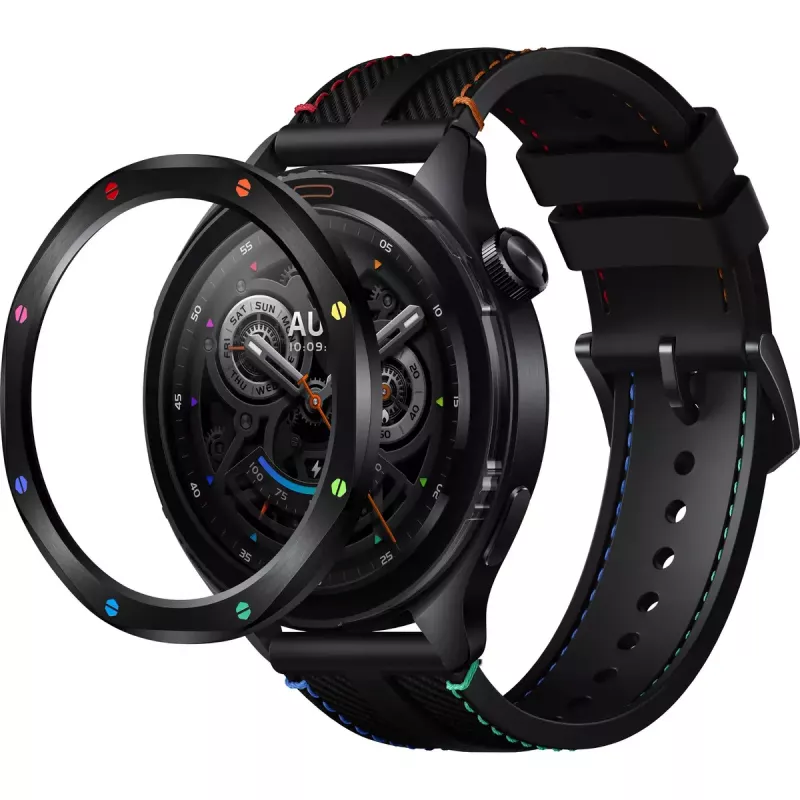 Išmanusis laikrodis Xiaomi Watch S4 su 1,43 colio AMOLED, 466×466, 486 mAh, aliuminio korpusu, tekstiliniu dirželiu, juodas kelių spalvų