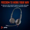 HP Poly Juodawire 3225 Stereo USB-C Headset +3.5mm Plug +USB-C/A Adapter (Bulk)