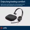 HP Poly Juodawire 5210 Vienpusės ausinės USB-C +3,5 mm kištukas +USB-C/A adapteris