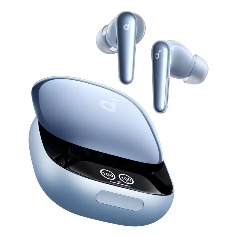 ANKER Ausinės - Soundcore Liberty 4 Pro - Šviesiai mėlyna-blizgi