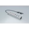 i-tec USB-C/USB-A įkrovimo metalinis HUB 7 prievadai (3x USB-C, 4x USB-A)