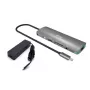 i-tec USB-C Metal Nano dokų stotelė 4K HDMI LAN su maitinimo tiekimu 100W + universalus įkroviklis 100W