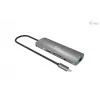 i-tec USB-C Metal Nano dokų stotelė 4K HDMI LAN su maitinimo tiekimu 100W + universalus įkroviklis 100W
