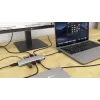i-tec USB-C Metal Nano dokų stotelė 4K HDMI LAN su maitinimo tiekimu 100W + universalus įkroviklis 100W