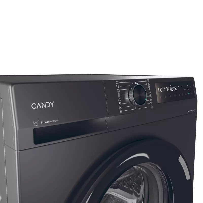 Candy BR 48B6G-S skalbimo mašina priekinio įkrovimo 8 kg 1400 aps./min antracito spalvos