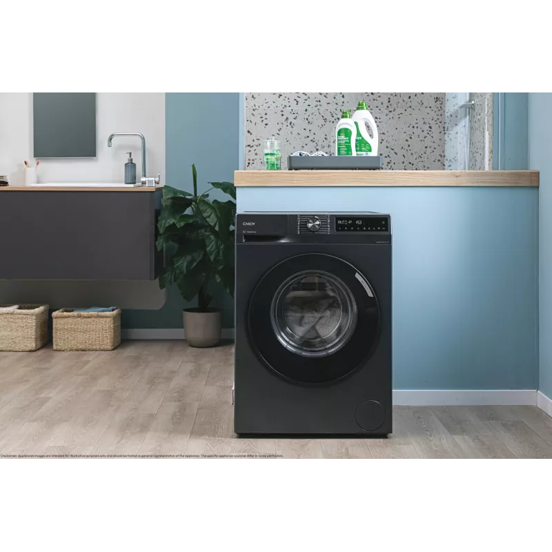 Candy BR 48B6G-S skalbimo mašina priekinio įkrovimo 8 kg 1400 aps./min antracito spalvos